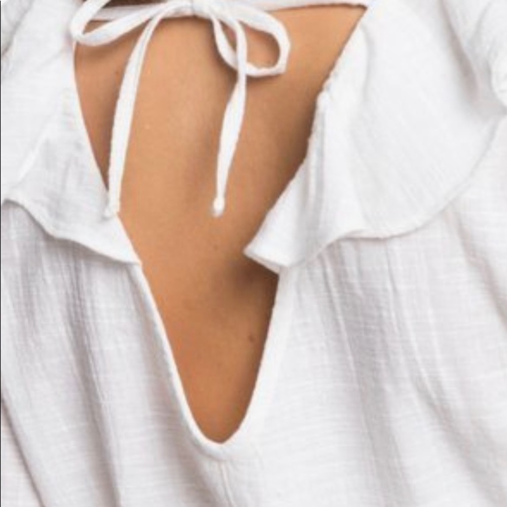 Roxy Ruffled Blouse - Size Small - Picture 2 of 4